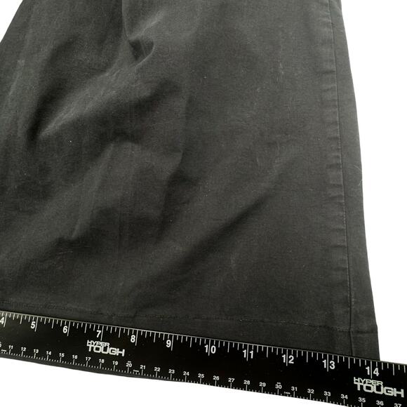 ANTHROPOLOGIE MAEVE Women's 22 Extra Wide Leg Black Jeans Oversized Pockets Boho - Picture 8 of 8